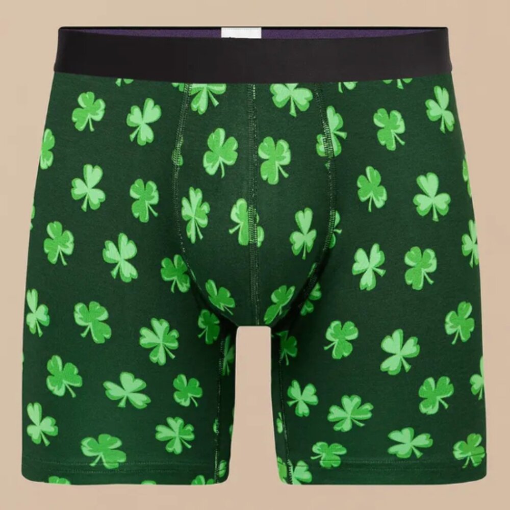 (NWT) MeUndies Lucky Shamrock Boxer Briefs 3XL